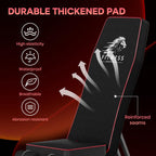 Fitnessutrustning med slitstarka, förtjockade dynfunktioner mot en mörk bakgrund